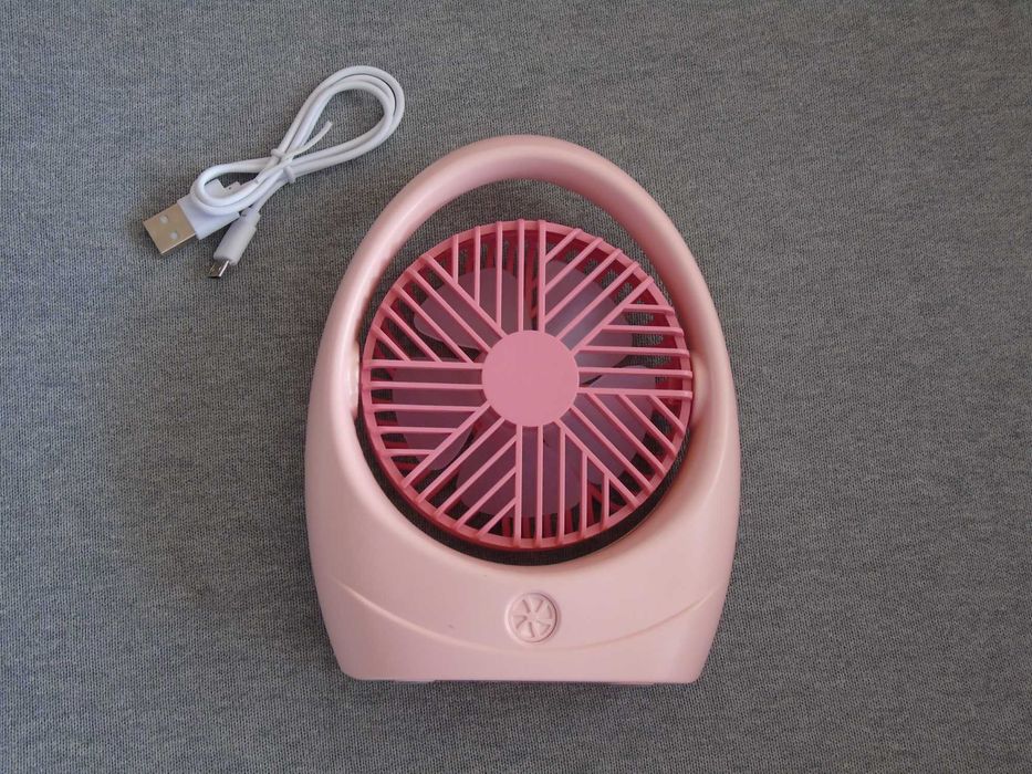 Акумуляторний настільний міні вентилятор USB 2 режими з кутом нахилу