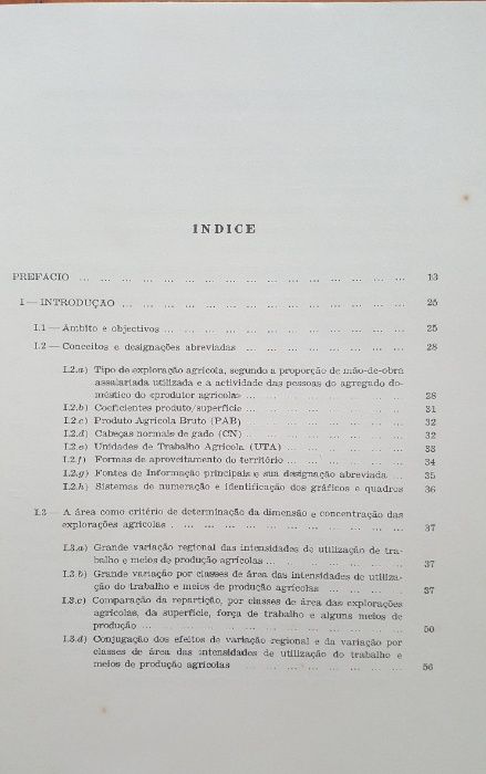 Francisco Cabral Cordovil - Estrutura das Explorações Agrícolas