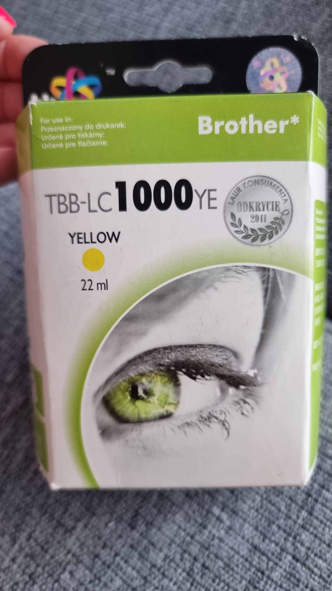 Brother tusz do drukarki TBB-LC1000YE Yellow żółty kolor 22 ml