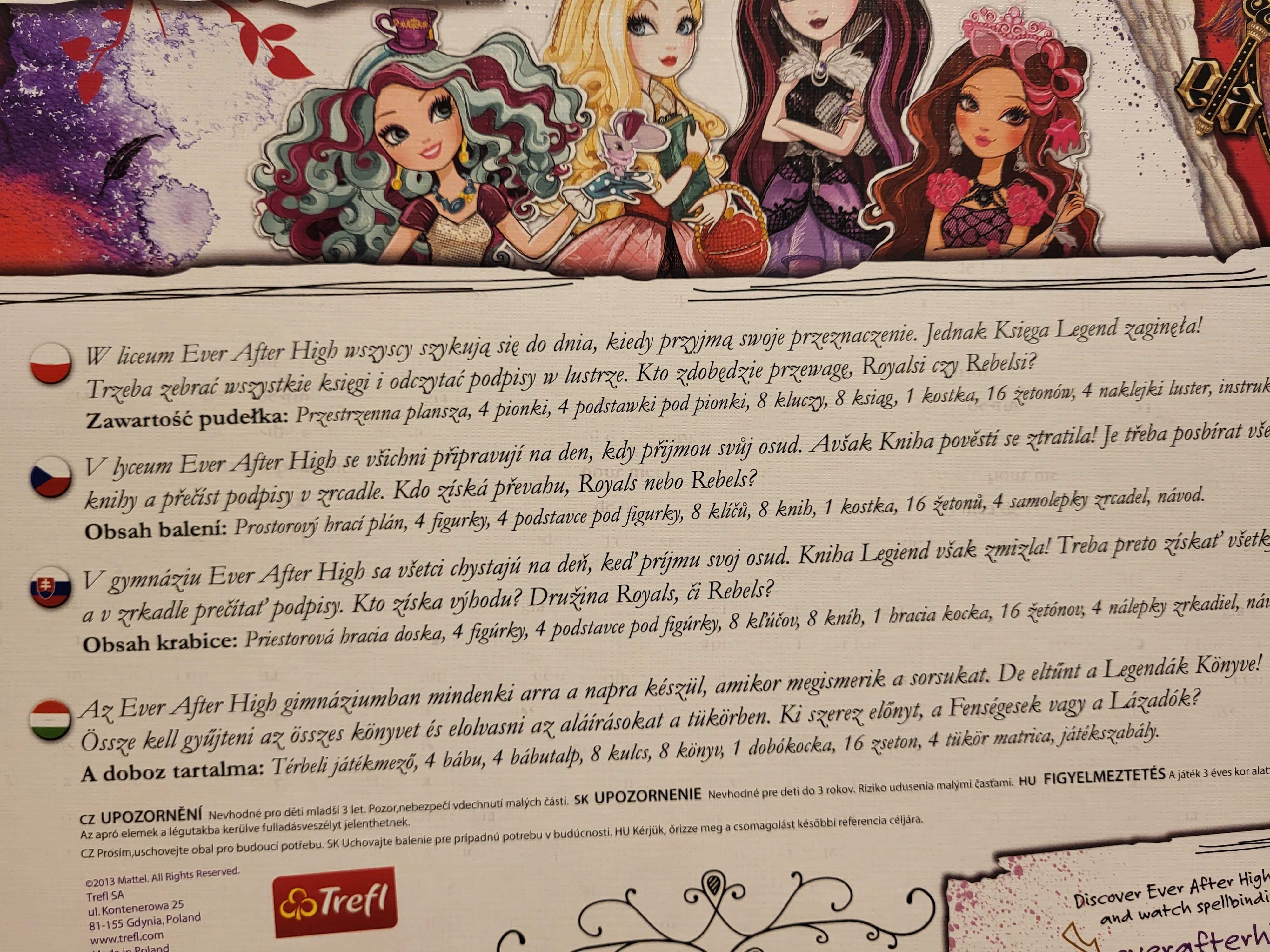 Gra planszowa Ever After High firmy Trefl