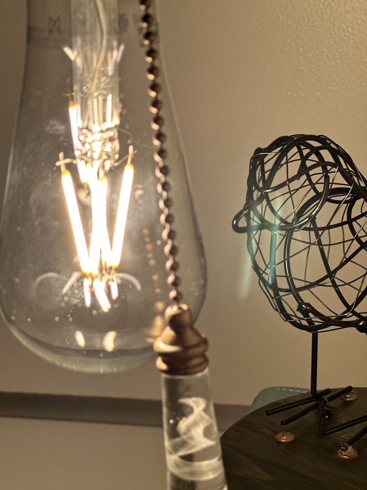 Rustic handcraft lamp