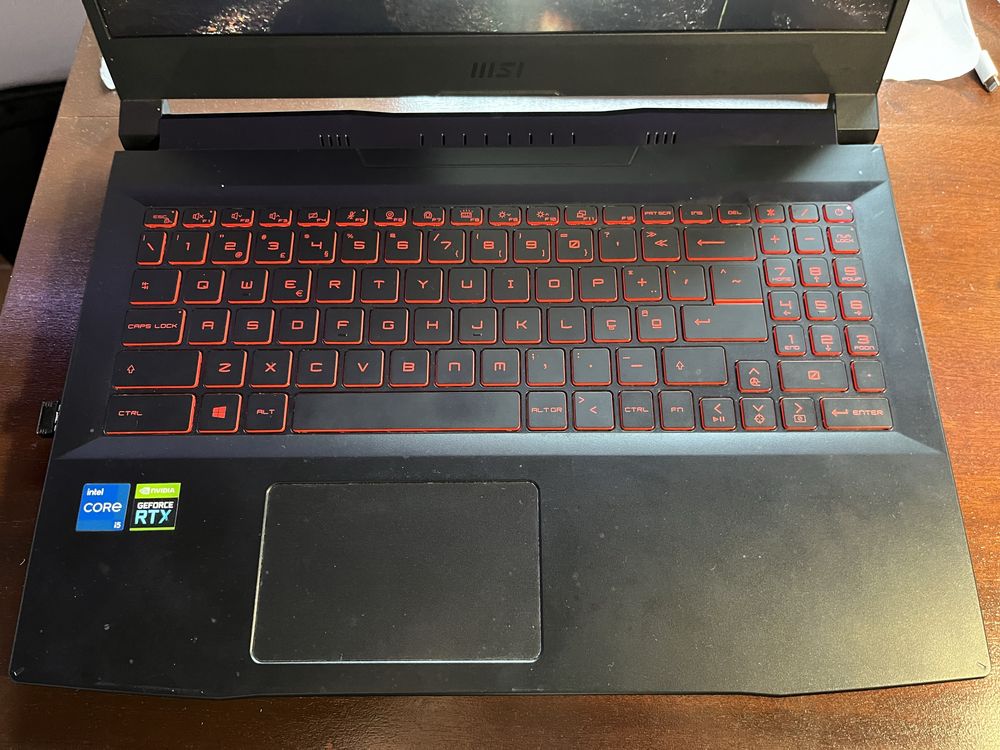 Portátil Gaming MSI Katana 16GB/512GB RTX 3060