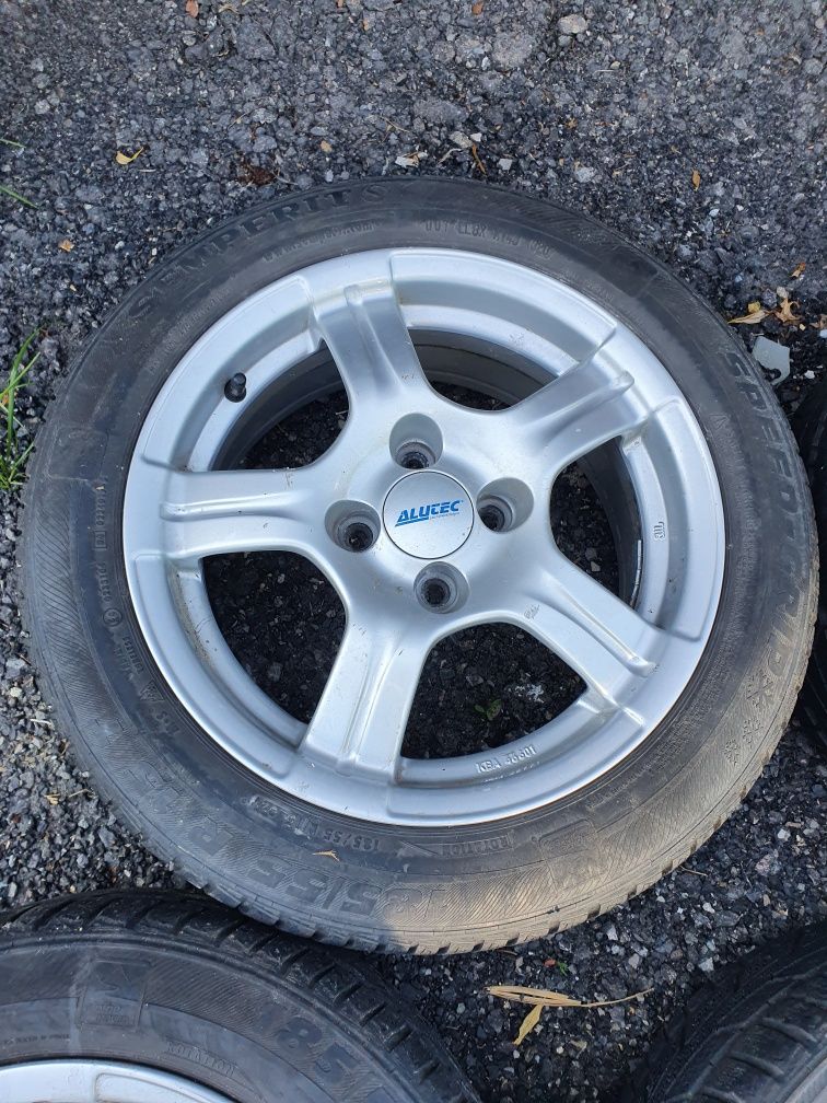 Alufelgi koła 15" 4×100 Opony 185/65R15