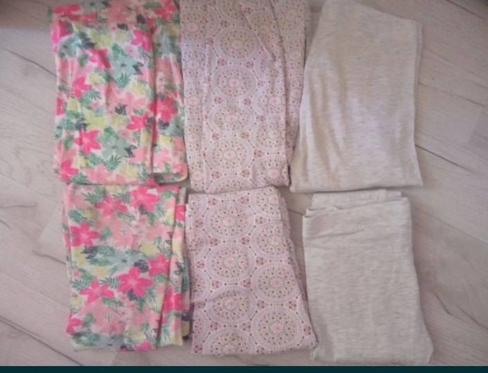 Getry legginsy dla sióstr 116 i 134