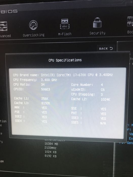 I7-6700 процессор/16 Gb Ram/MSI B250 материнська плата