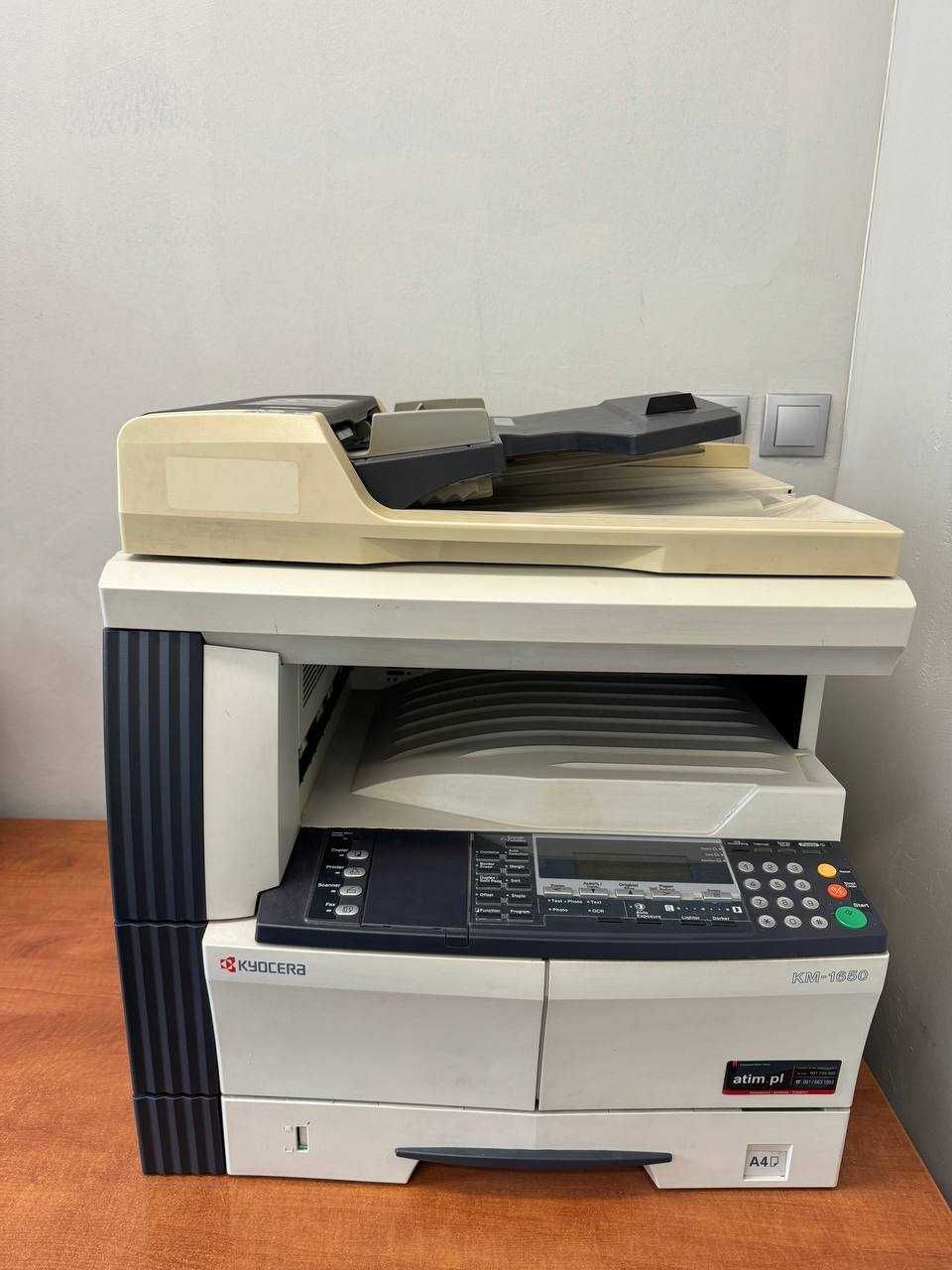 Oszczędna kserokopiarka + drukarka i skaner Kyocera KM-1650