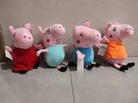 Maskotki świnka Peppa - świnka Peppa, George, mama swinka i tata świn