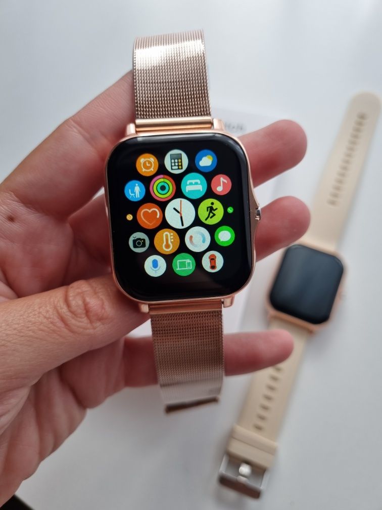 Złoty smartwatch