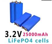 ogniwa 3.2V 25Ah LiFePO4 akumulator 25000mAh