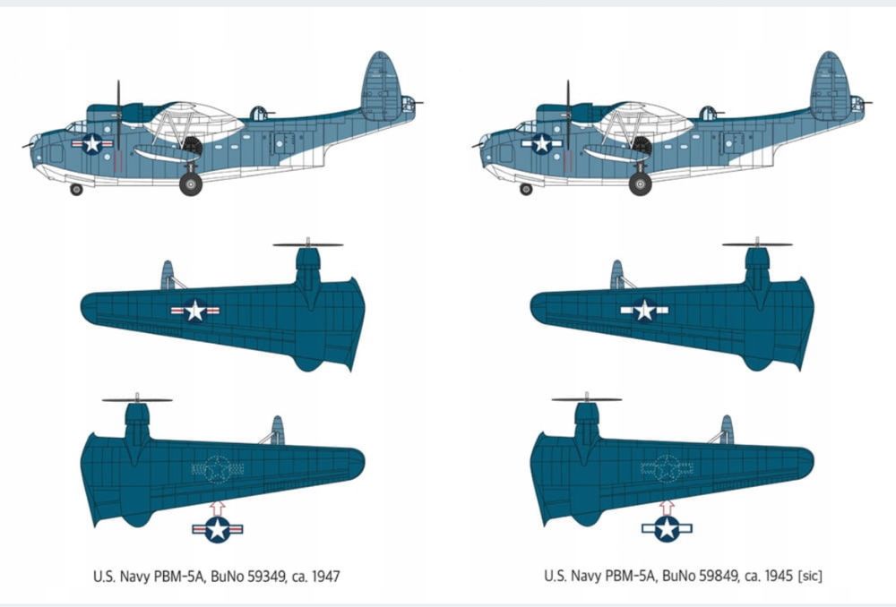 Academy 12586 Łódź latająca US Navy PBM-5A Mariner model samolotu 1/72