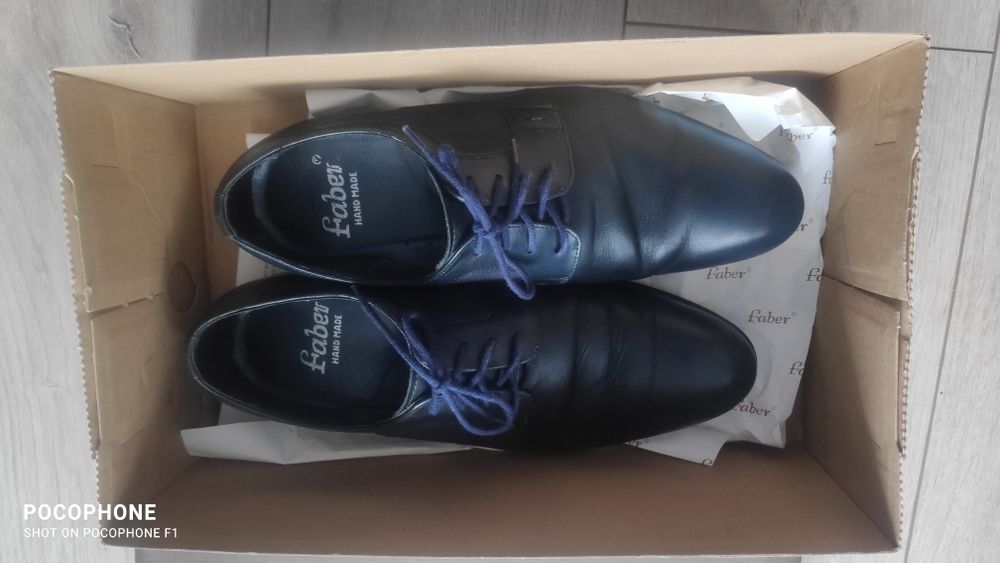 Buty skórzane męskie firmy Faber