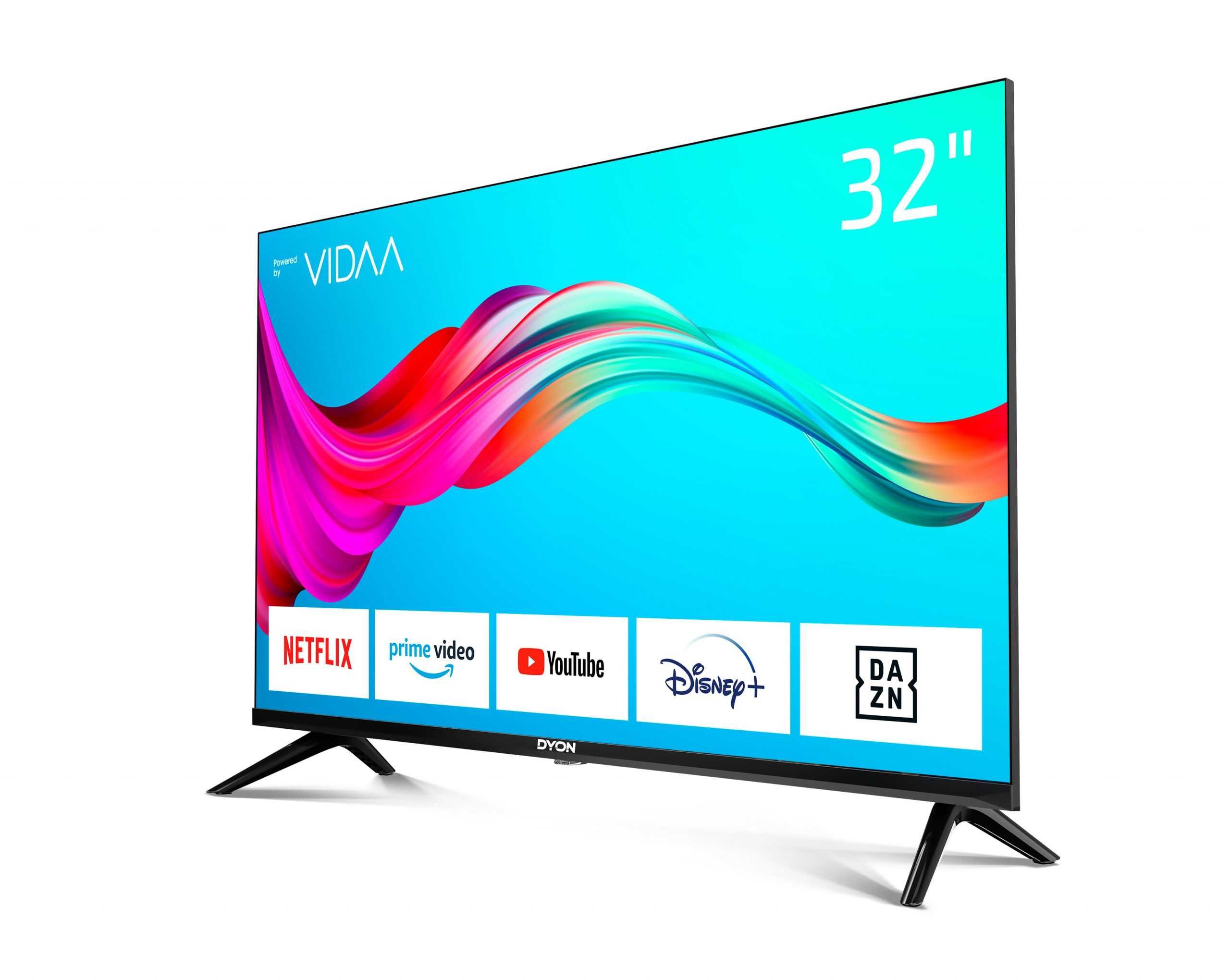 Знижка! Телевізор 32-дюймовий DYON Smart 32 VX (Smart TV T2\S2 Wi-Fi)