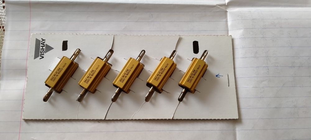 Rezystory Vishay Dale NH-25 330 Ohm 25W 1% niemagnetyczne do Audio