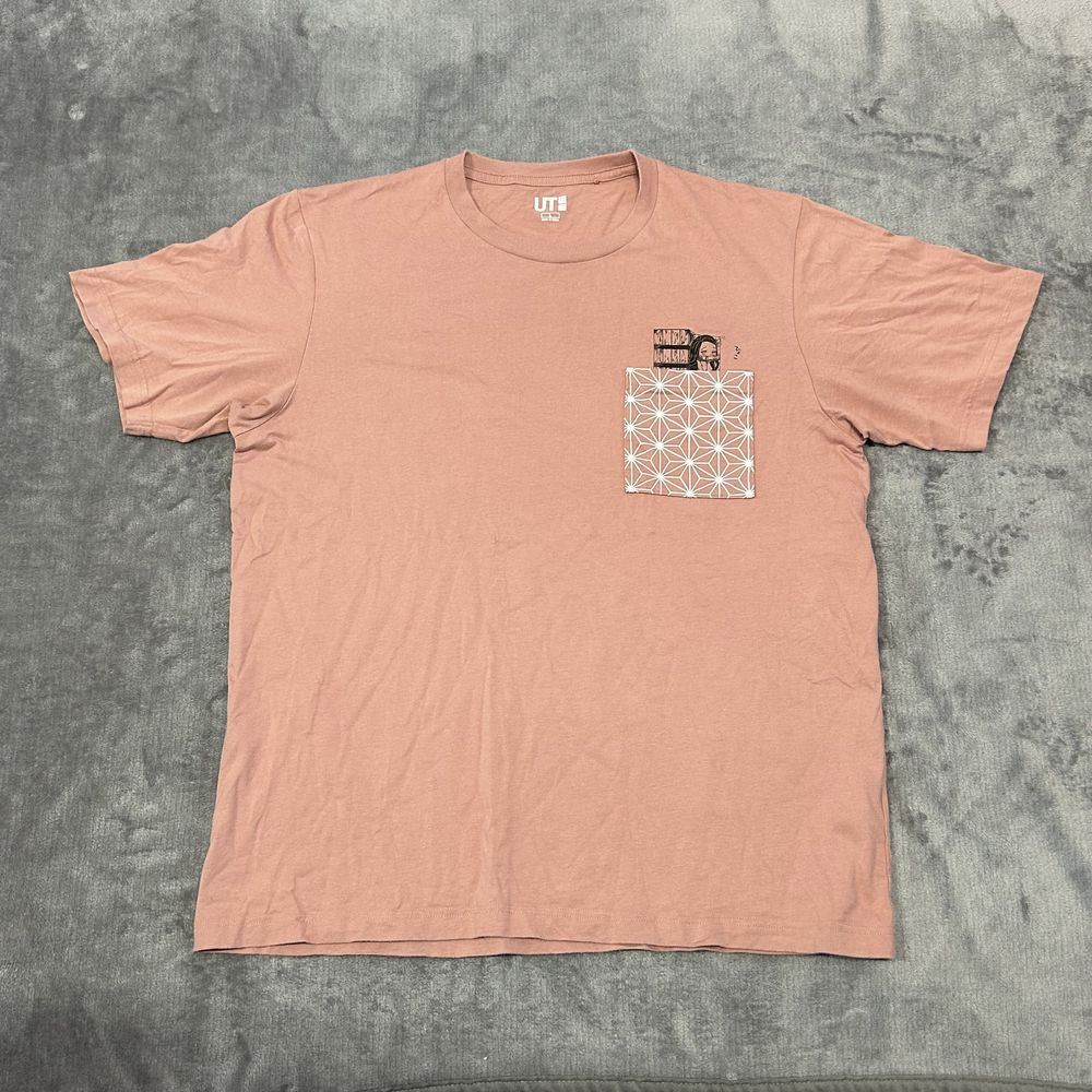 Koszulka Uniqlo x Demon Slayer pocket mini logo print