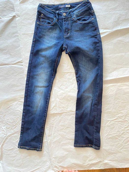 Джинси темно-сині для хлопчика на ріст 128 см