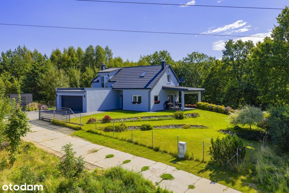 Dom ekologiczny i ekonomiczny, pompa ciepła, garaż