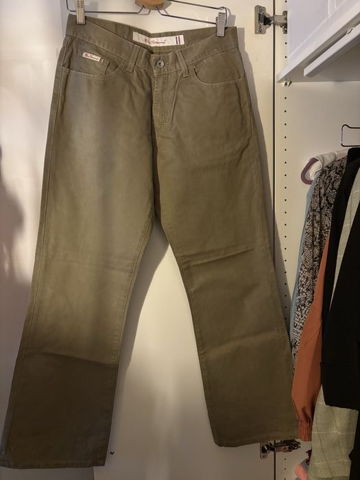 Spodnie vintage khaki