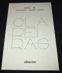 Livro Clareiras António Ramos Rosa 1ª edição 1986