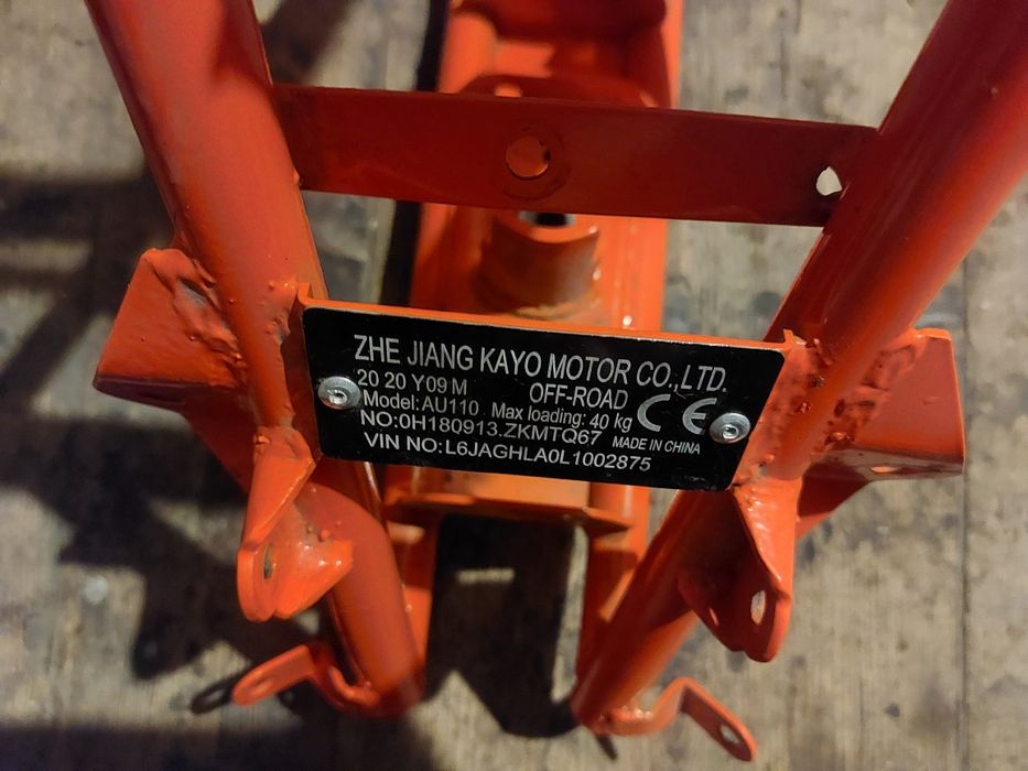 Nowa rama do quad 125