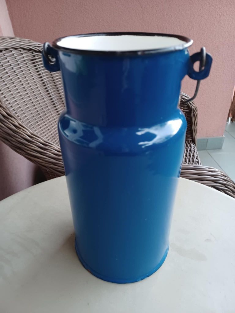 Bańka, kanka na mleko PRL