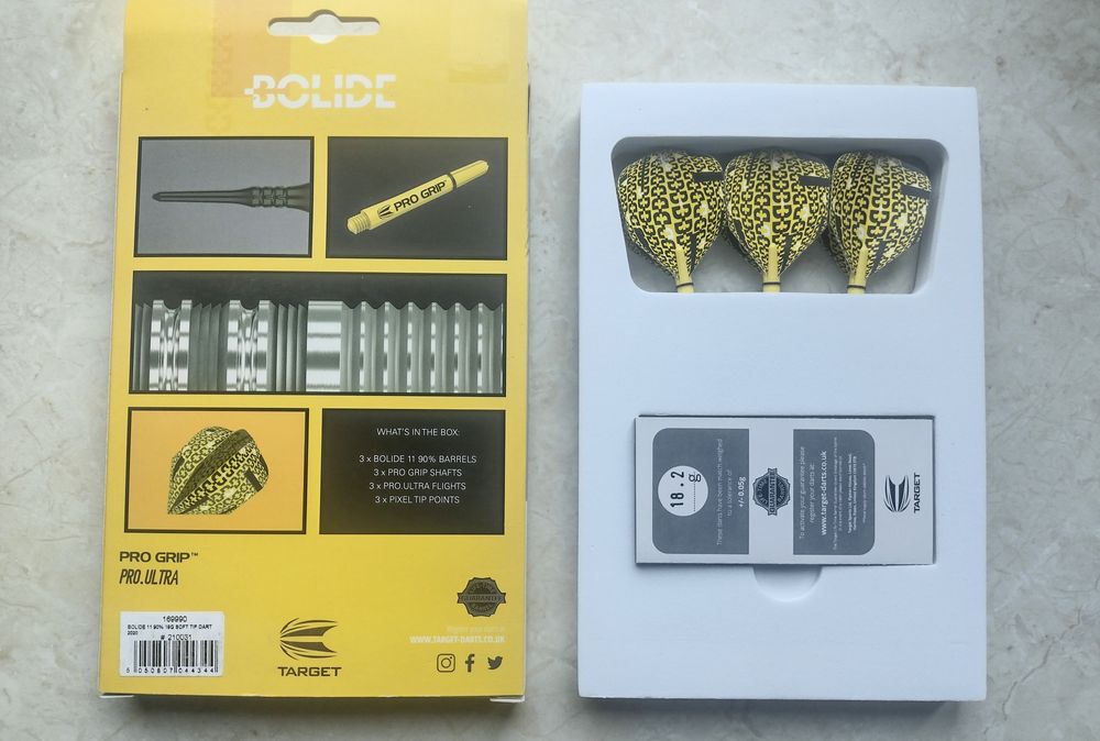 Lotki do darta (soft) Target Bolide 11 - 18gr