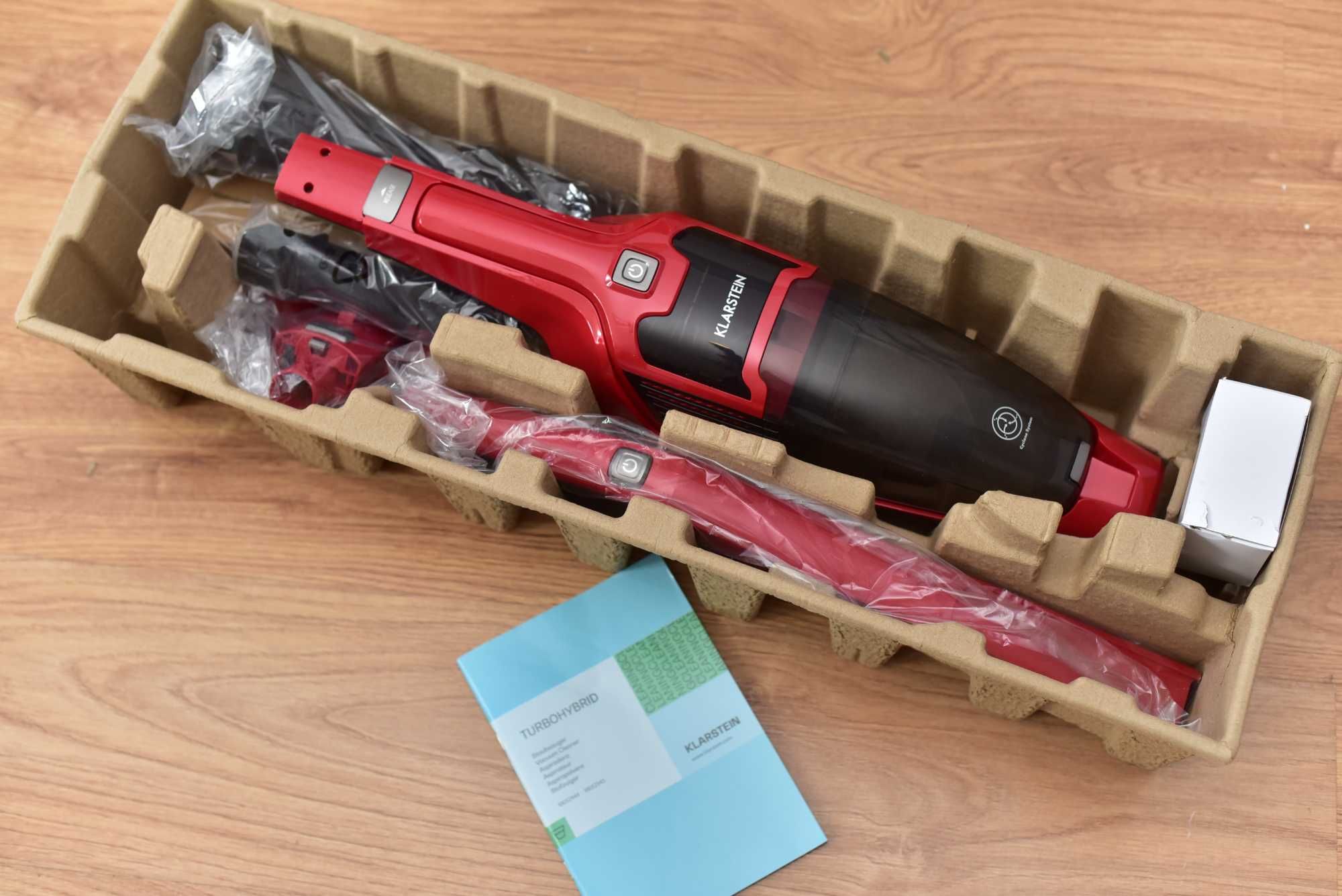 Bezprzewodowy odkurzacz Klarstein TurboHybrid 25,2V LED 2w1