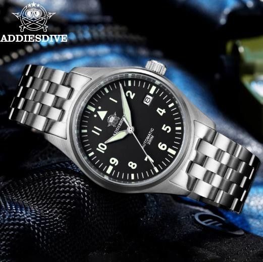Наручний годинник механічний ADDIESDIVE NH35A 316L
