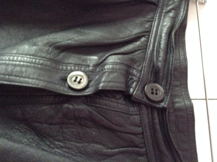 Saia pele preta Vintage