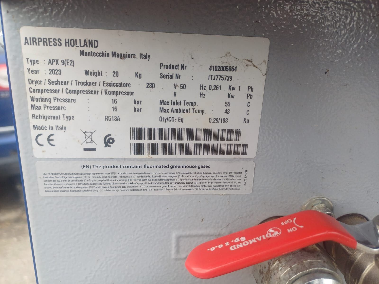 Sprężarka Kompresor  Śrubowa Airpress APS 7.5 Basic 2016R
