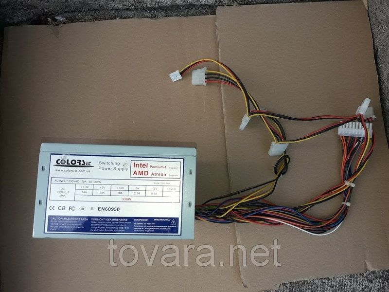 Блок питания ATX для компьютера 250, 300, 350, 400, 450, 500Вт
