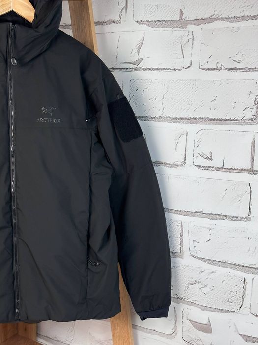 Чоловіча куртка Arcteryx Leaf Cold Wx Hoody чорна мілітарі велкро М,Л