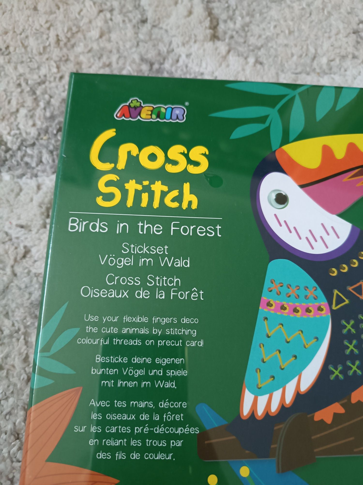 Cross Stitch ścieg krzyżowy-las ptakow