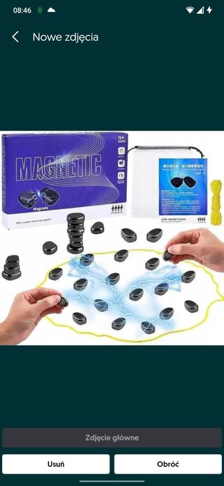 Kamienie Magnetyczne GRA wersja XXXL 36kamyków Gra-Nowa-szybka wysyłka