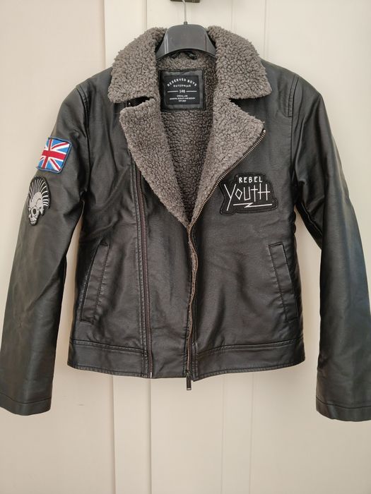 Kurtka z eko skóry Reserved roz146