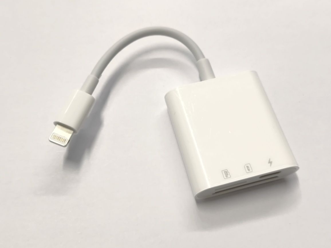 Czytnik kart do iPhone lightning adapter przejściówka Micro SD/TF