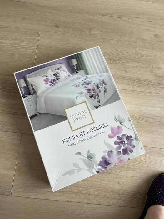 Pościel nowa, zafoliowana PREMIUM print satyna 200x220 WARIS