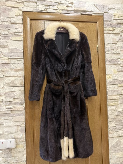 Норковая шуба, длинная р. 46-50