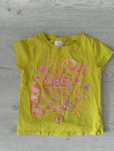 T shirt dla dziewczynki r. 98 f&f żółty
