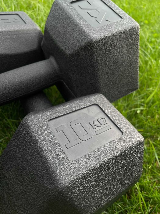 Hantle Trex Sport 2×10 kg zestaw ciężarków hantle fitness siłownia dom