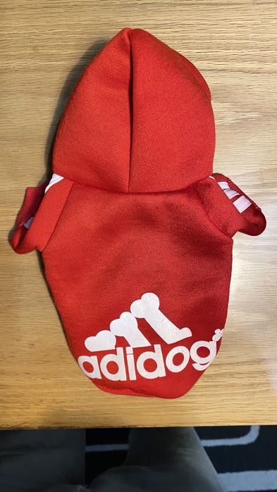 Roupa fato treino quente algodão novo listas vermelho adidog