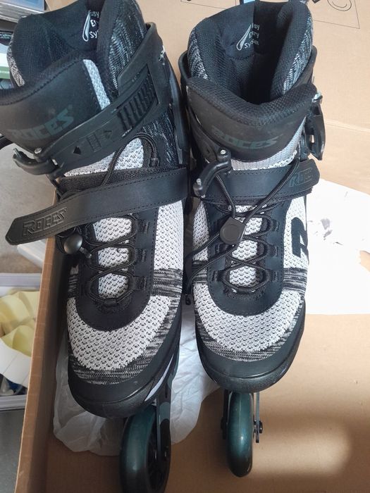 Łyżworolki Roces Thread szaro-czarne 400860 r. Eu46 29,9cm