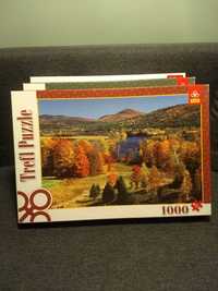 Puzzle trefl 1000 leśny krajobraz, jesień w Vermont