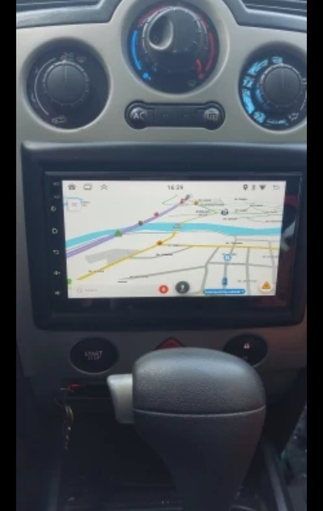Rádio 2 DIN Renault Megane 2 + Android + 4 + 32 GB + Carplay + GPS