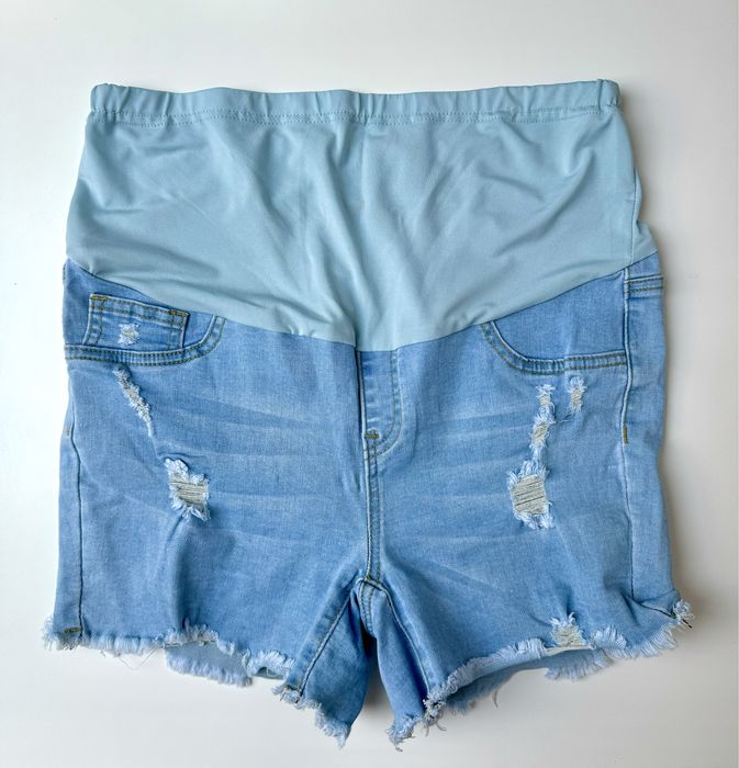 Spodenki ciążowe CUDO mięciutki jeans M