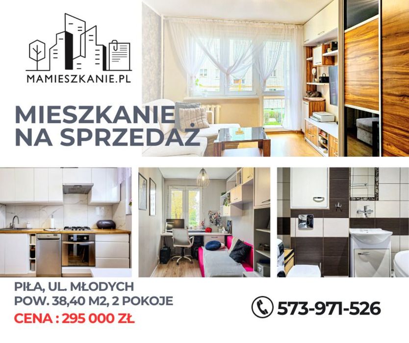 Piła, Os. Zamość – mieszkanie 38,4 m² z balkonem