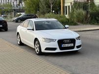 Audi A6 Audi A6 2014, 2.0 L Diesel w białym kolorze, skóra