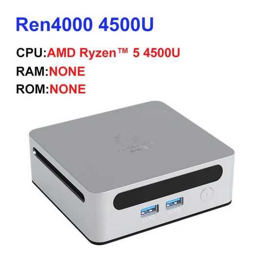 Новий міні-ПК GenMachine Ren4000 AMD Ryzen 5 4500U DDR4 WiFi6 BT5.2