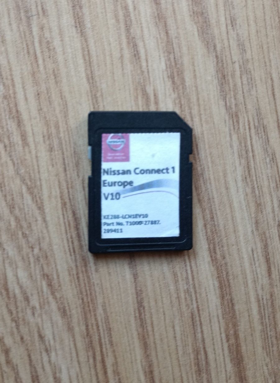 Cartao GPS para Nissan modelo connect 1 V10 2020 europa