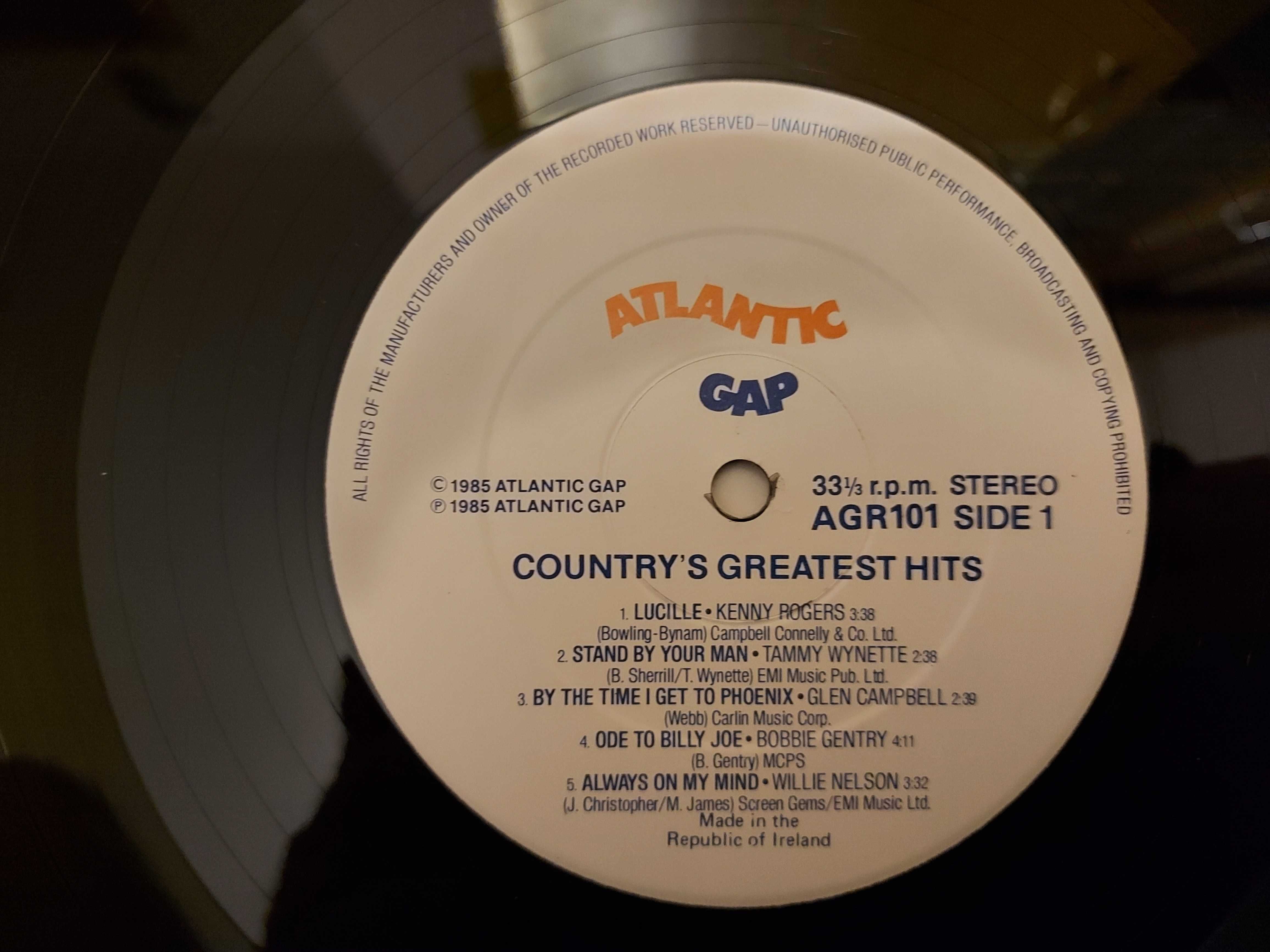 Skladanka Country's Greatest Hits 2 lp.,  1985  IRL (EX-/NM-)