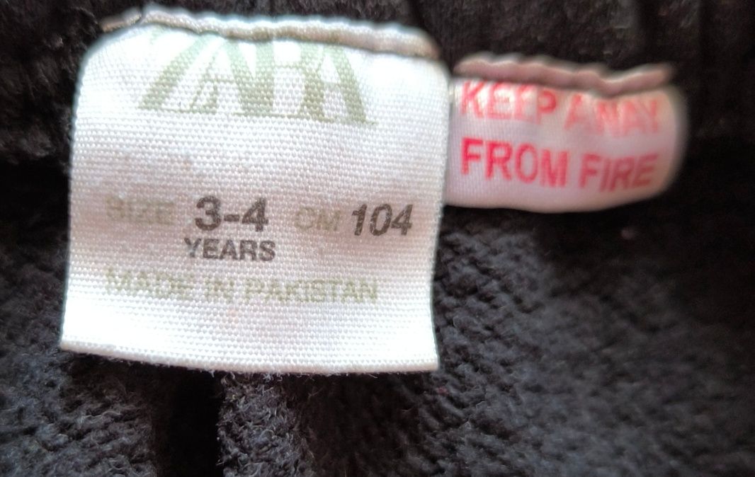 Spodnie dziecięce Zara 104